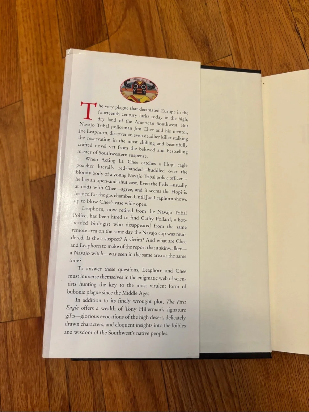 Tony Hillerman ‘The First Eagle 🦅 Hardback Book